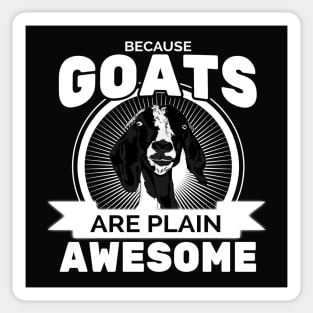 Goats Are Awesome Sticker